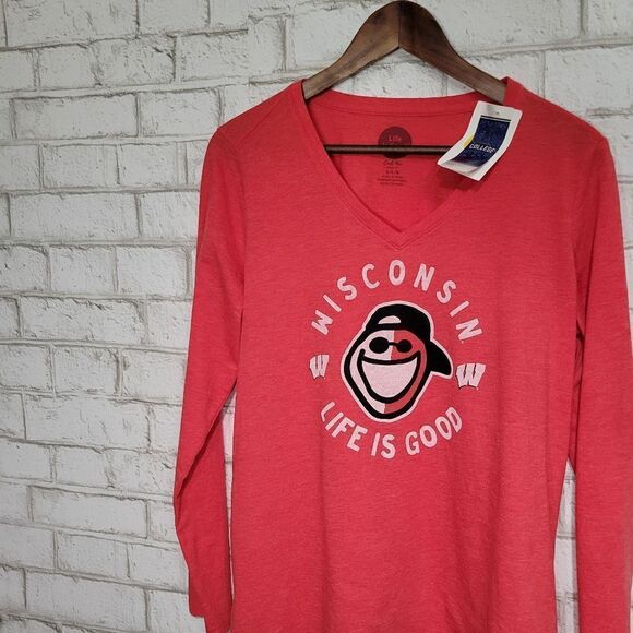 NWT Life Is Good WI long sleeve tee - Picture 2 of 10